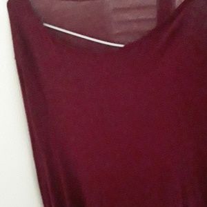 SWAK wine colored top 1x